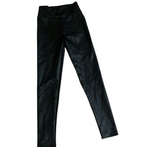 Black Faux Leather pants